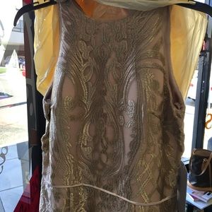 Formal Gold full length dress